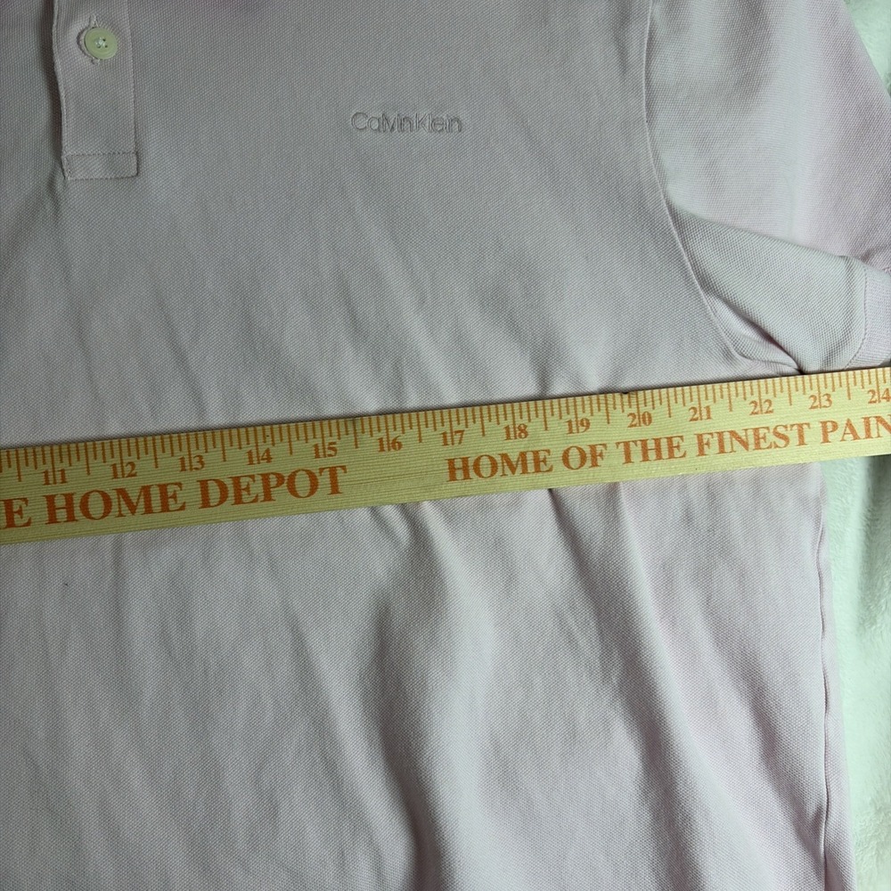 Calvin Klein Women's Pink Preppy 2 Button Front Shirt XL Collared Y2K 90s Retro - Picture 7 of 10